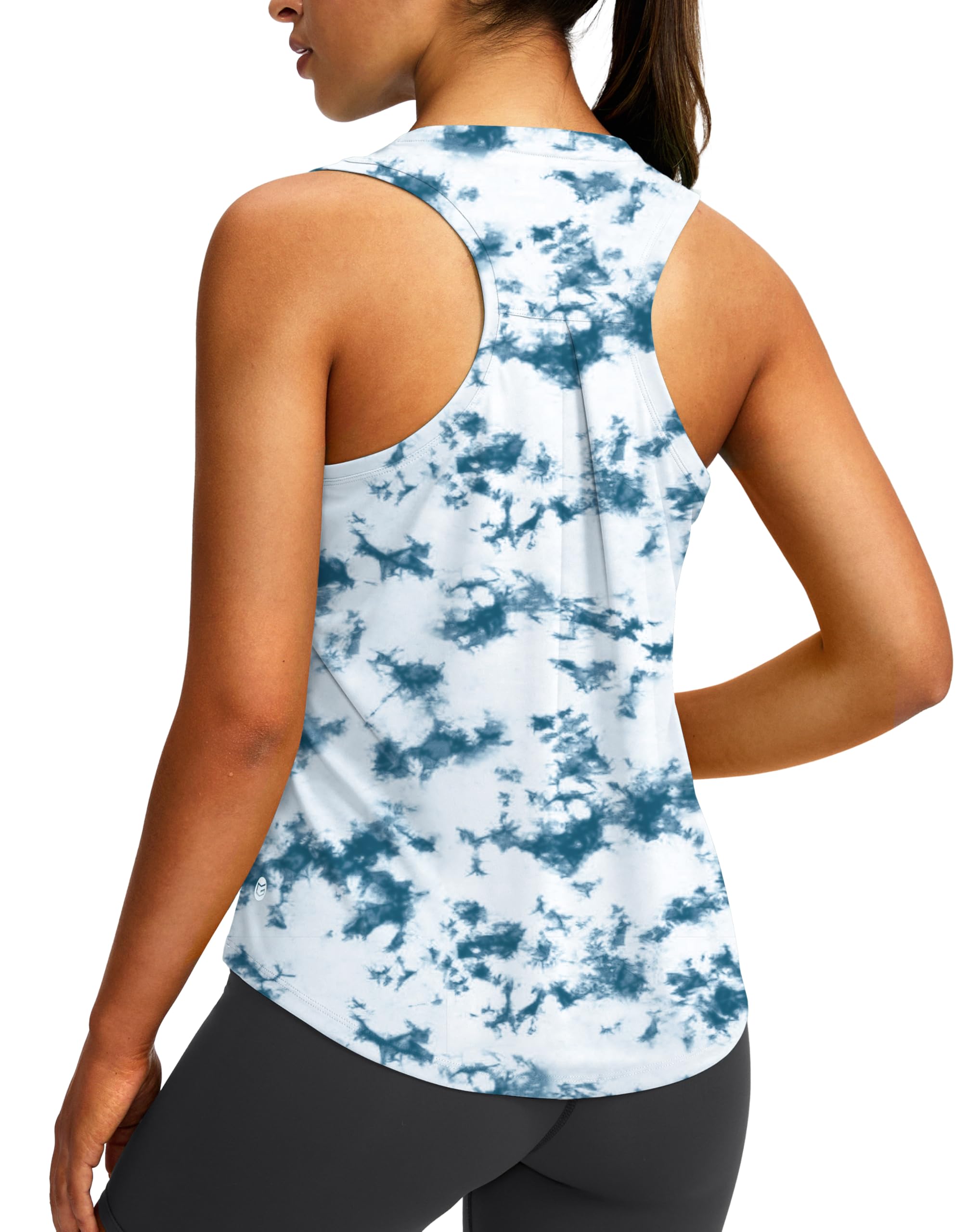 Women's Workout Tops Racerback Athletic Tank Tops | Sleeveless, Loose Fit, Crew Neck, Ultra-soft, Moisture Wicking, Yoga Running Gym Shirts for Women