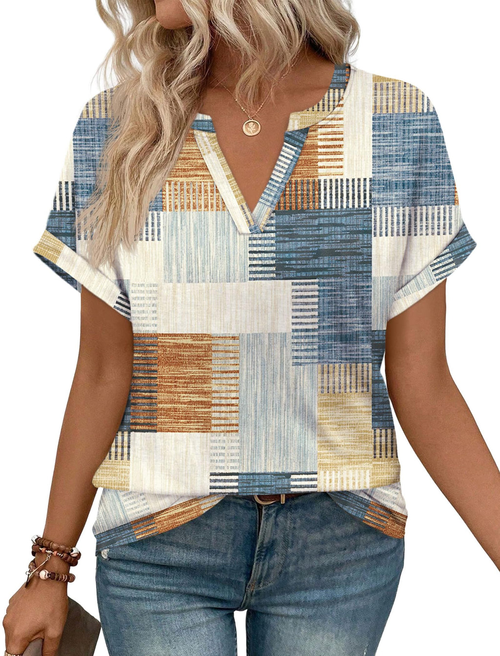 Womens Blouses Spring Tops Short Sleeve Shirts Dressy Casual Summer Vacation Fashion Clothing 2026