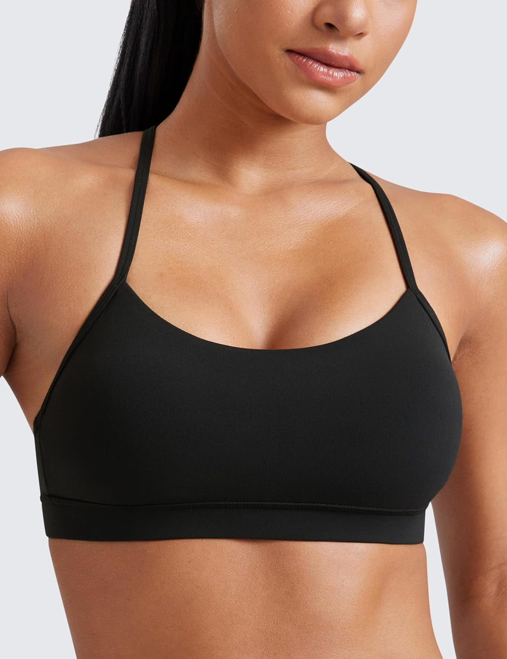 YOGA Y Back Sports Bras | Light Support, Removable Pads, Yoga, Extremely Soft, Scoop Neck, Spaghetti Strap, for Women