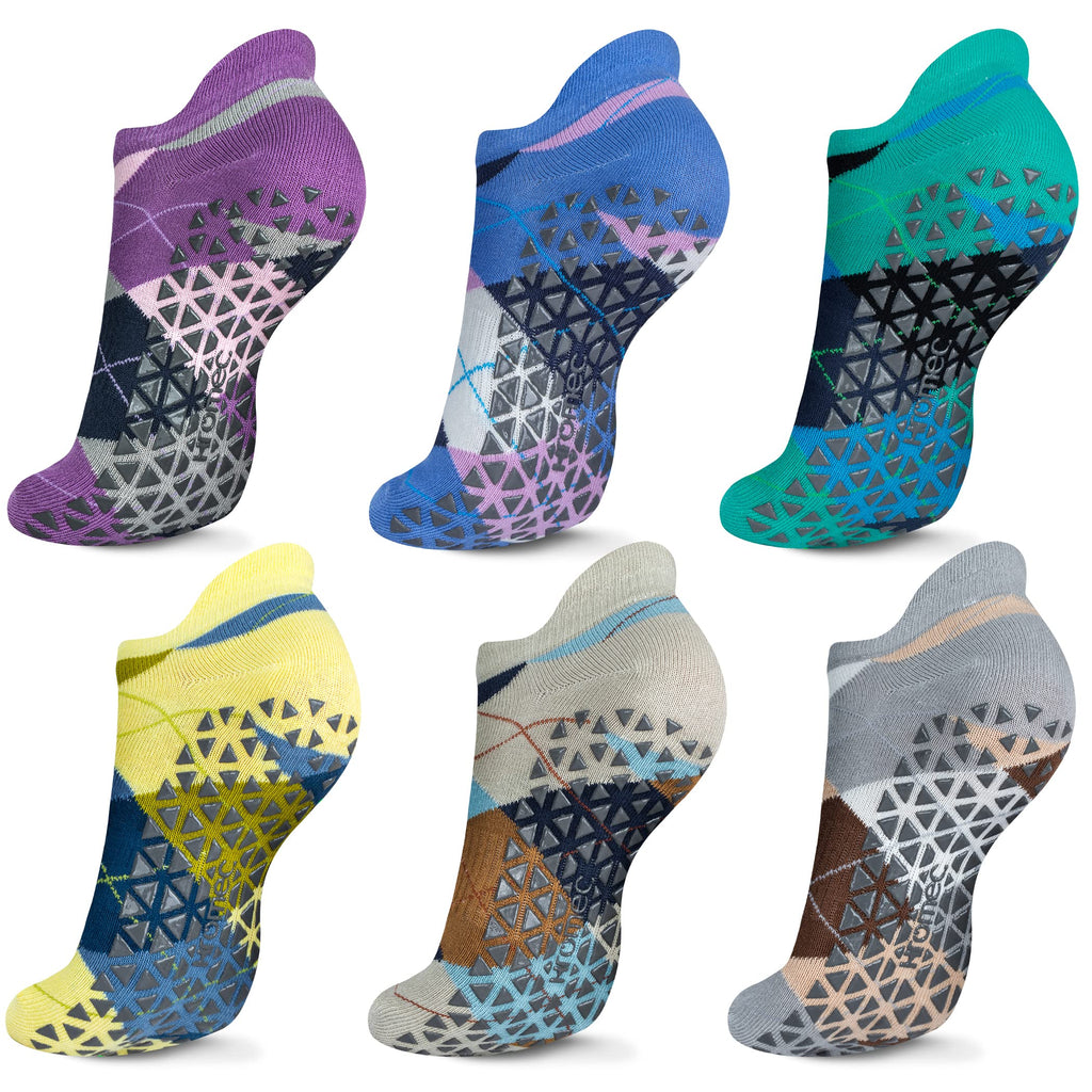 Pilates Socks Non Slip Grips for Yoga Barefoot Ballet Barre Hospital | Versatile Non-Slip Grippy Socks for Yoga, Pilates, Barre, Ballet, Gym, Hospital, Physiotherapy, Elderly, Pregnancy