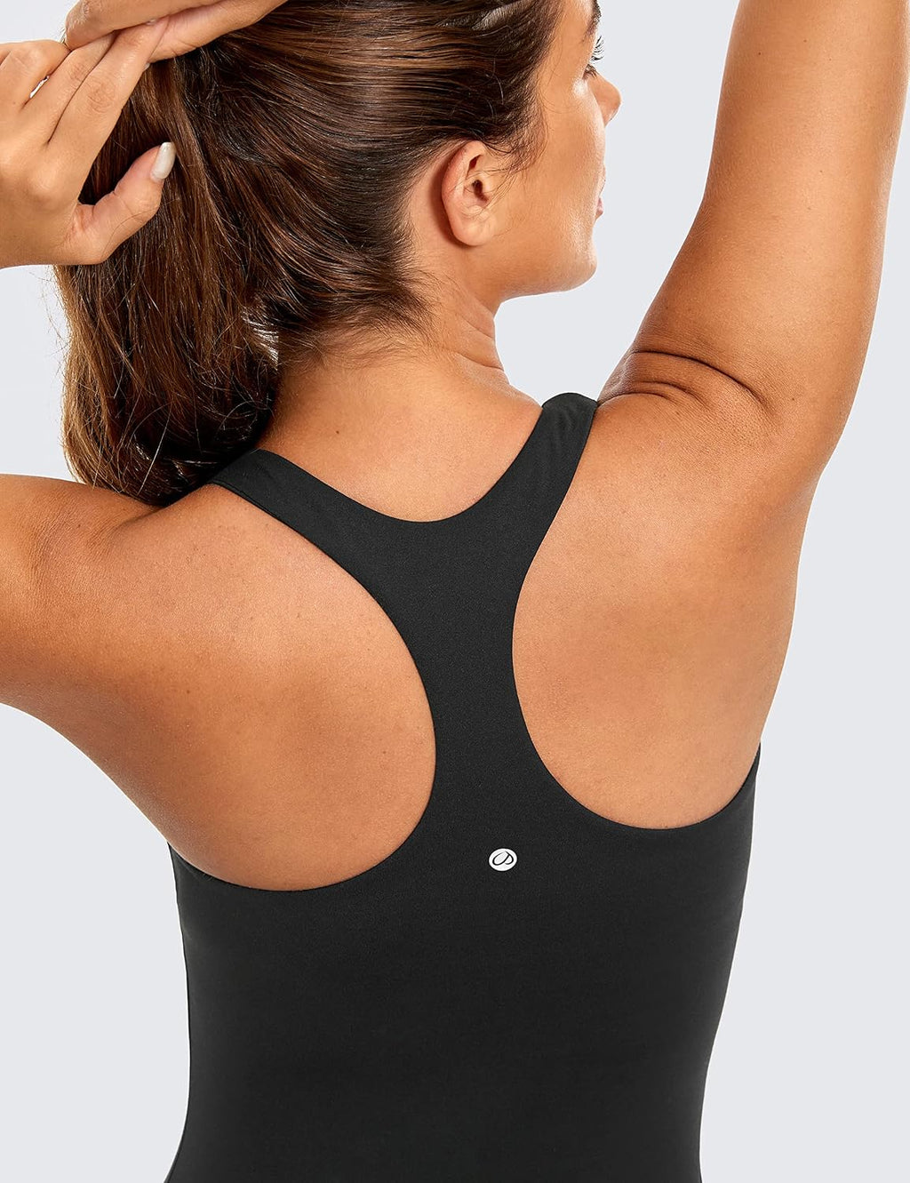 YOGA Racerback Tank Tops | Light Support, Built in Bra, Removable Pads, Yoga, Extremely Soft, Scoop Neck, for Women