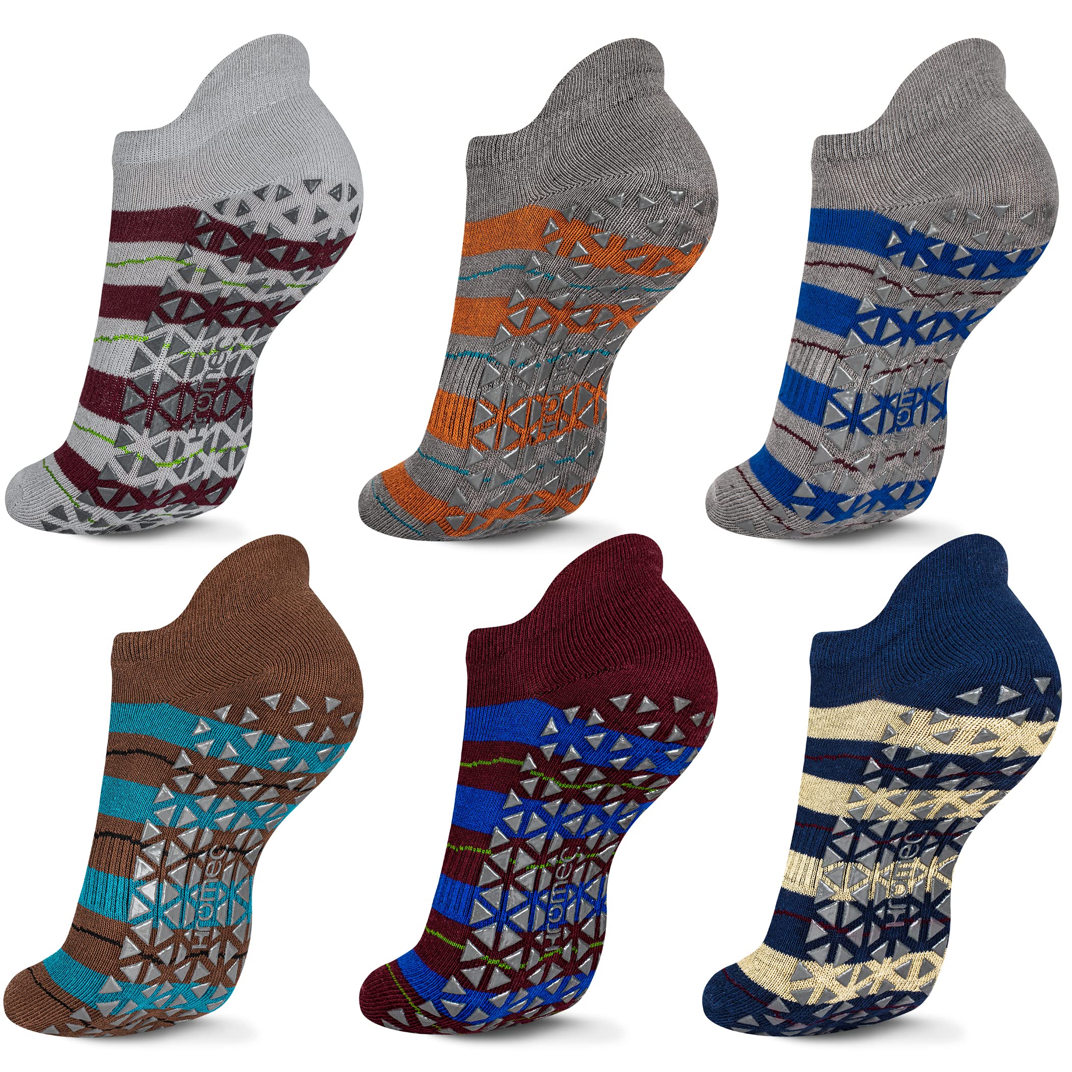 Pilates Socks Non Slip Grips for Yoga Barefoot Ballet Barre Hospital | Versatile Non-Slip Grippy Socks for Yoga, Pilates, Barre, Ballet, Gym, Hospital, Physiotherapy, Elderly, Pregnancy
